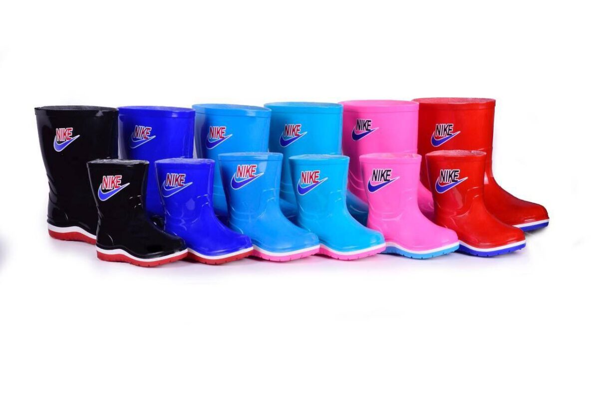 چکمه پلاستیکی پسرانه و دخترانه جنس pvc سایز ۳۰تا۳۵