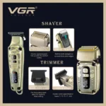 ست ماشین اصلاح و شیور وی جی ار VGR 641