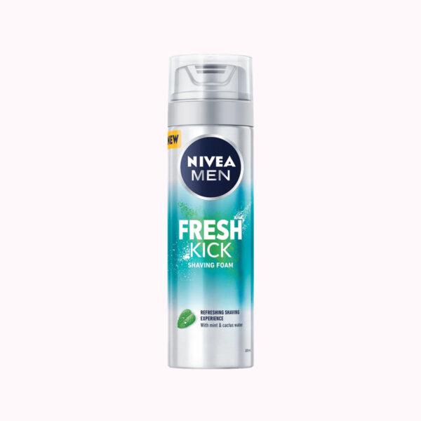 فوم اصلاح شاداب کننده نیوا Nivea Fresh Kick حجم 200 میلی لیتر