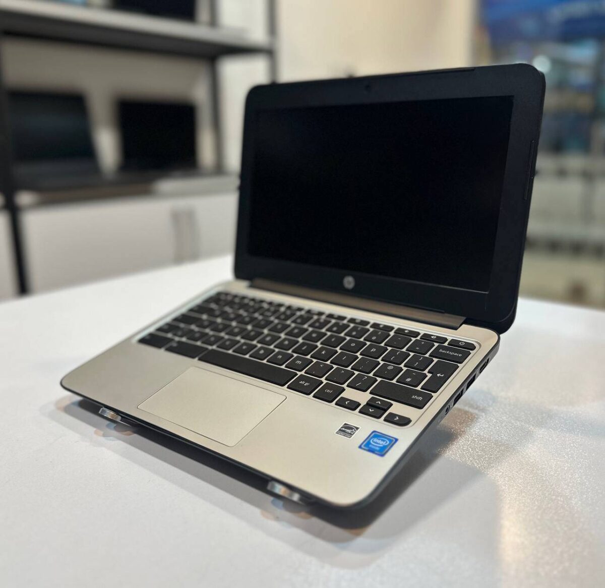 لپ تاپ کارکرده HP Chrome book 11 G4 -Celeron-4GB-16GB-2GB
