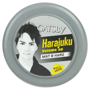 واکس مو طوسی گتسبی Gatsby Wax Harajuku Mat & Hard وزن 75 گرم