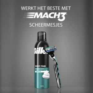 فوم اصلاح صورت ژیلت مدل Original Scent Sensitive حجم 200 میلی لیتر