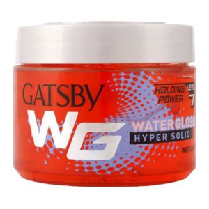 ژل حالت دهنده مو گتسبی Gatsby سری Water Gloss مدل Hyper Solid ظرفیت 300 گرم
