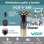 ماشین سه تیغ چهار کاره ضدآب وی جی ار مدل VGR 388 اصل