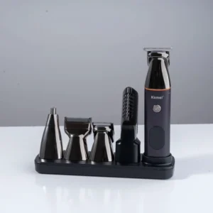 ست ماشین اصلاح موی صورت و بدن کیمی مدل Kemei 5857