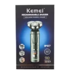 شیور سه تیغ ضد آب کیمی مدل Kemei 2809 اصل - تصویر 2