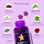پاستیل SLEEPtamin تنظیم بی خوابی و چرخه خواب