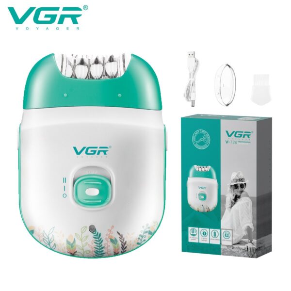 اپیلاتور موکن بانوان وی جی ار مدل VGR 726 اصل