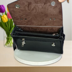 کیف زنانه مجلسی چرم طبیعی مدل نسترن 