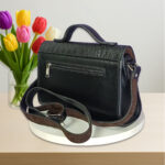 کیف زنانه مجلسی چرم طبیعی مدل نسترن 