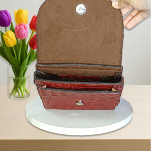 کیف زنانه دوشی چرم طبیعی مدل صنوبر